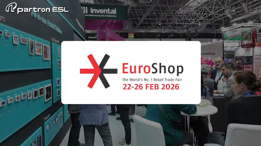 EuroShop2026 ESL & Digital Signage by Partron ESL 썸네일